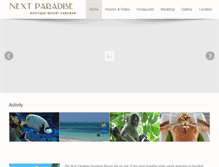 Tablet Screenshot of next-paradise.com